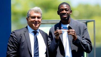 必一运动-巴萨“新援”正式签约 登贝莱：留队一直是第一选择